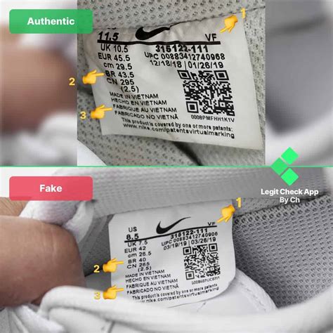 original vs fake nike shoes|check authenticity of nike shoes.